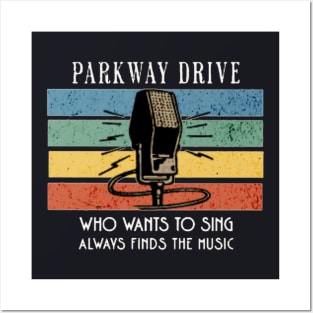 parkway /vintage microphone Posters and Art